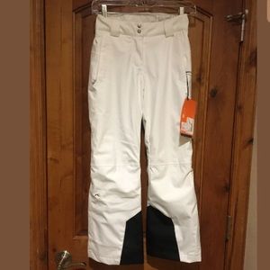 Kjus Girls white ski pants size 10 year old.
